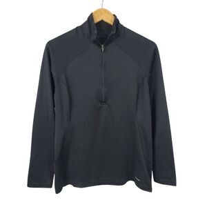 Patagonia Capilene 3 Midweight Zip-Neck Longsleeve Pullover in Black #44451 Med